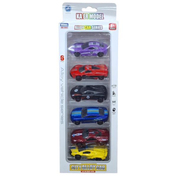 Set de 6 carritos