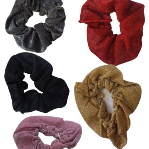 Donas Scrunchies - Paquete de 12pcs - colores surtidos