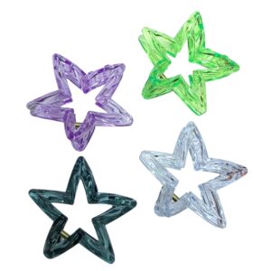 Pinza para cabello de estrella - 12pcs
