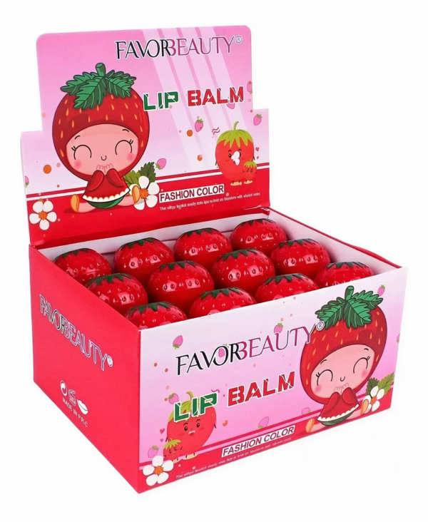 Balsamo Labial Fresa - caja 24pcs
