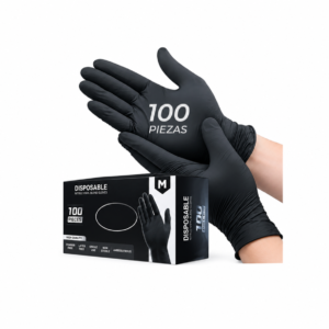 Guantes de nitrilo libre de latex sin polvo