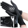 Guantes de nitrilo libre de latex sin polvo