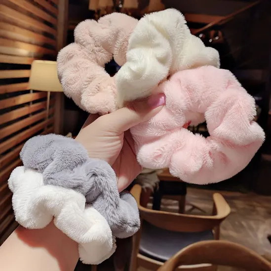 Donas Scrunchies - Paquete de 12pcs - variedad de colores