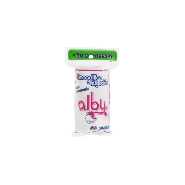 Almohadillas de algodon - Alby 50 piezas