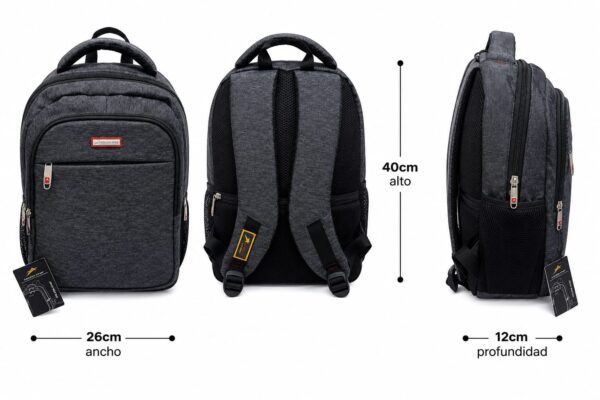 Mochila unisex lisa- golden star