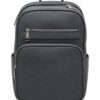 Mochila vinipiel lisa con 3 cierres- 38x26cm