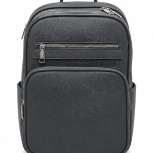 IMG-20260721-WA0021 Mochila vinipiel lisa con 3 cierres- 38x26cm