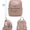 Mochila vinipiel para dama -36x23cm