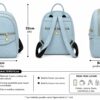 Mochila vinipiel para dama -32x23cm