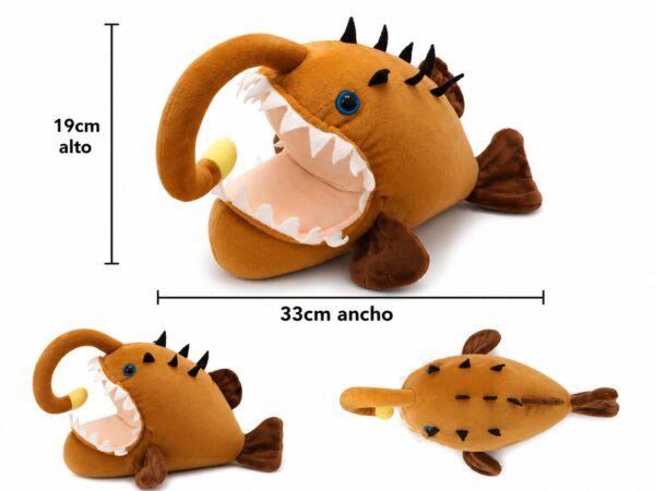 Peluche pezcado -pez diablo