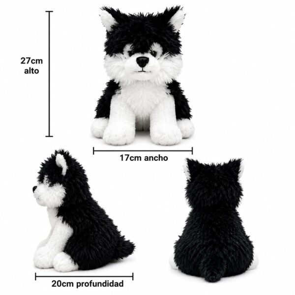 Peluche huscky -27x17cm