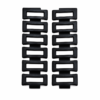 d9c03884-bc62-4a0c-b4b2-128d1e6a930e 12 Pinzas cuadradas para cabello chicas - negro